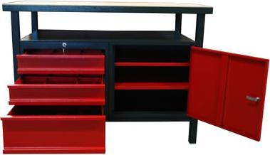 Produktbild Dema Werkbank Werktisch 120x60x85cm (60 cm, 120 cm)