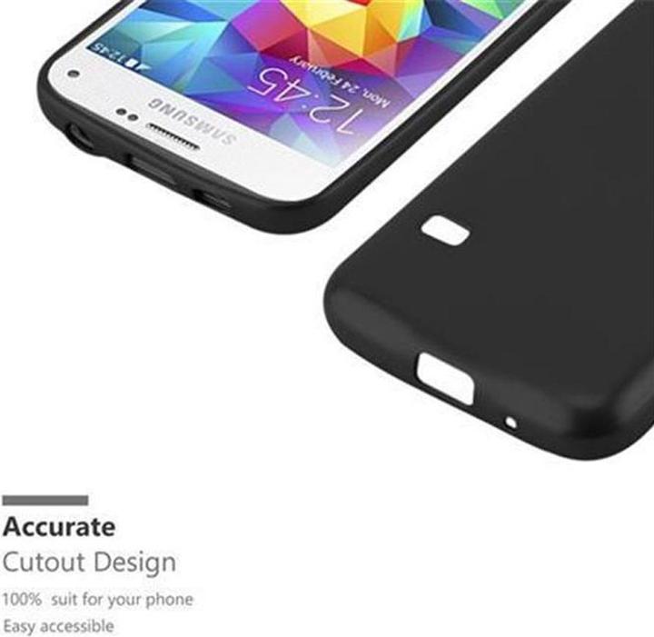 Image du produit Cadorabo Coque TPU Matt Metallic (Samsung Galaxy S5 Neo, Samsung Galaxy S5)