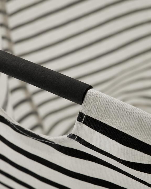 Produktbild House Doctor Wäschesack, HDstripes, Schwarz/Weiss (4.09 l)
