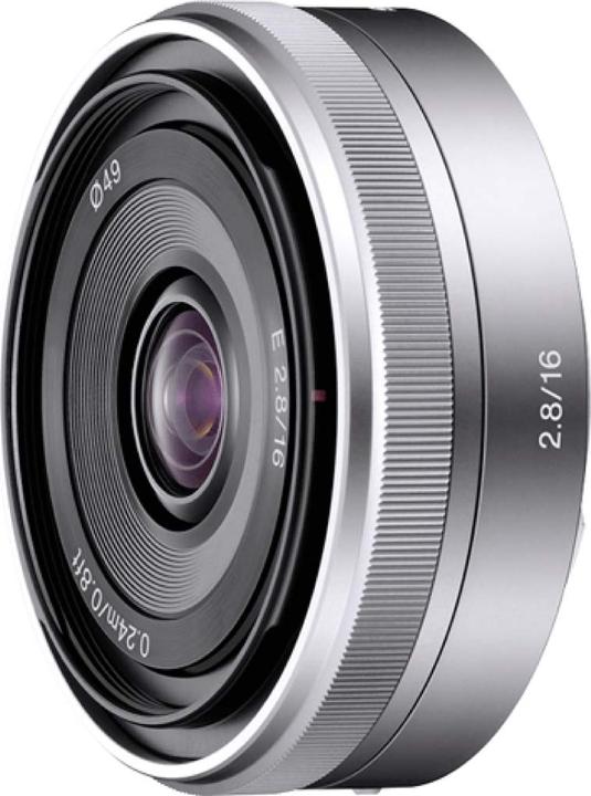Image du produit Sony E 16mm f/2.8 (Sony E, APS-C / DX)