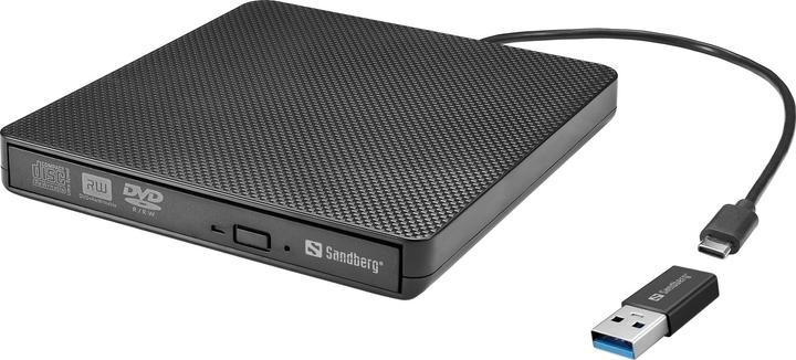 Sandberg USB-C/A DVD Drive (Graveur de DVD)