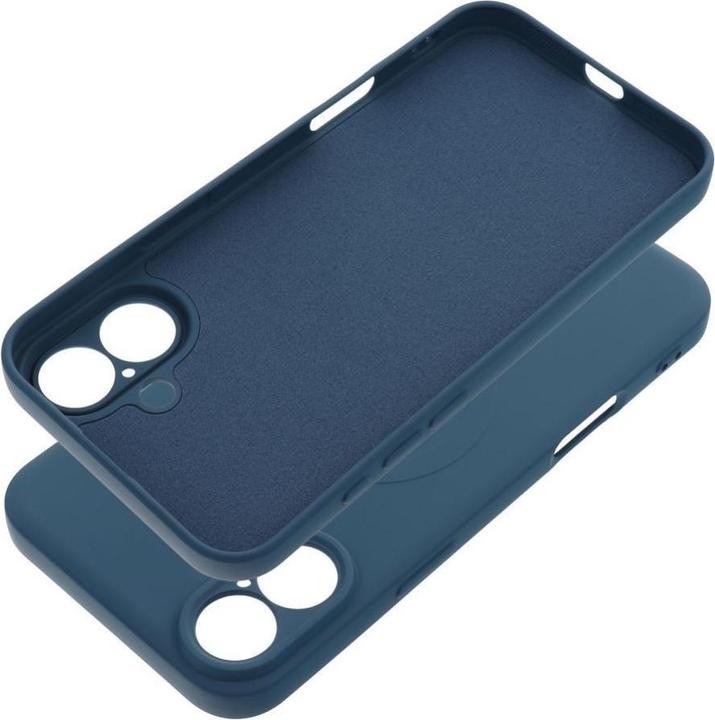 Actual product image OEM Back panel cover SILICONE MAG COVER case compatible with MagSafe for IPHONE 16 Plus blue (Apple iPhone 16 Plus)