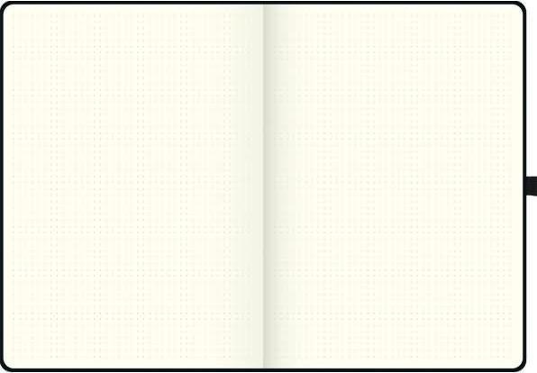 Produktbild Notizbuch KOMPAGNON A4 punktraster, schwarz Hardcover 192 Seiten (A4, Gepunktet, Harter Einband)