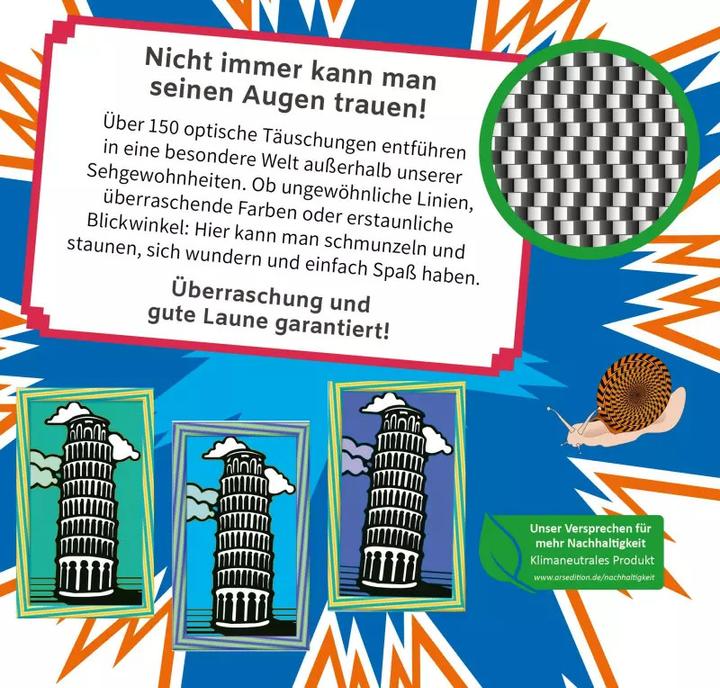 Produktbild Optische Täuschungen (Deutsch, Marie-Jo Waeber, Gianni A. Sarcone, 2022)