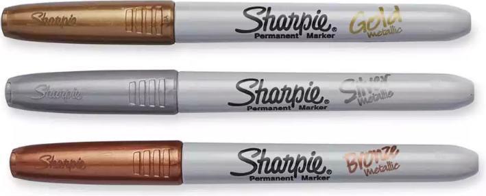Image du produit Sharpie Marqueur permanent Métallique (Argent, 1.40 mm, 1 x)