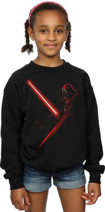 Produktbild Star Wars Darth Vader Lightsaber Sweatshirt Mädchen (140, 146)