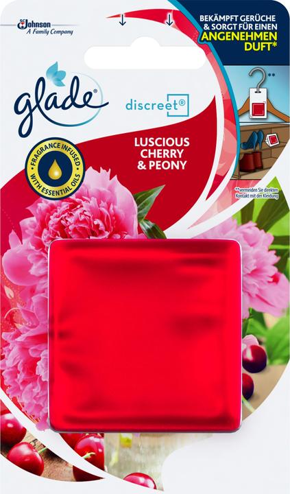 Image du produit Glade Recharge Discreet Cerise & Pivoine (8g)