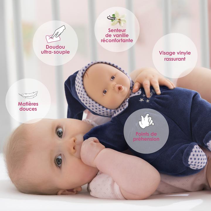Image du produit Corolle Mon Doudou Babipouce Blue Starry Dreams Poupée bébé, 28c