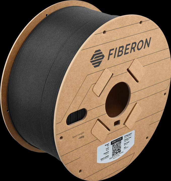 Actual product image Polymaker PA6-CF20 1,75mm BLACK 3kg (1.75 mm, 3000 g, Black)