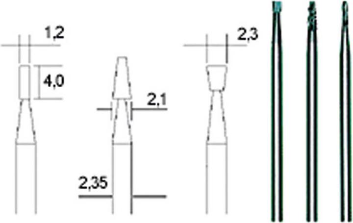 Actual product image Proxxon Carbide milling cutter set (3-piece)