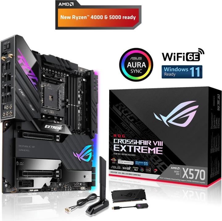 ASUS ROG Crosshair VIII Extreme ROG (AM4, AMD X570, E-ATX)
