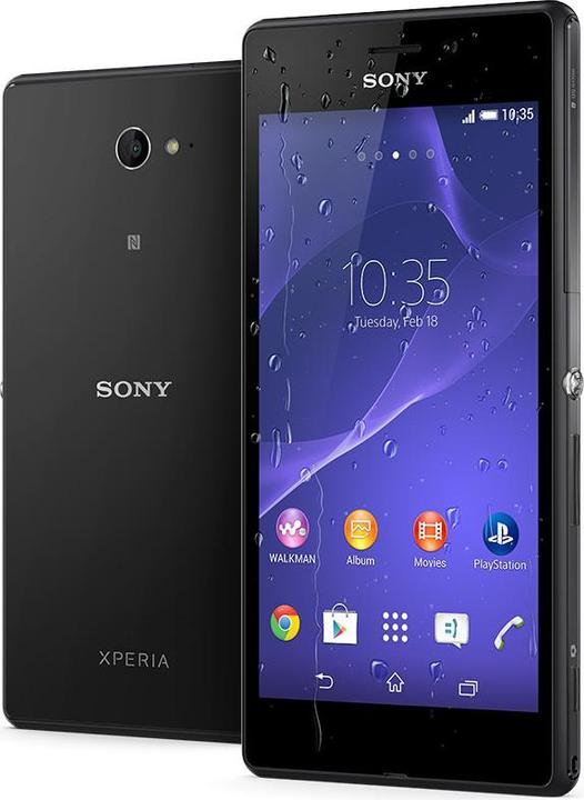 Sony Xperia M2 Aqua (8 GB, Black, 4.80", 8 Mpx, 4G)