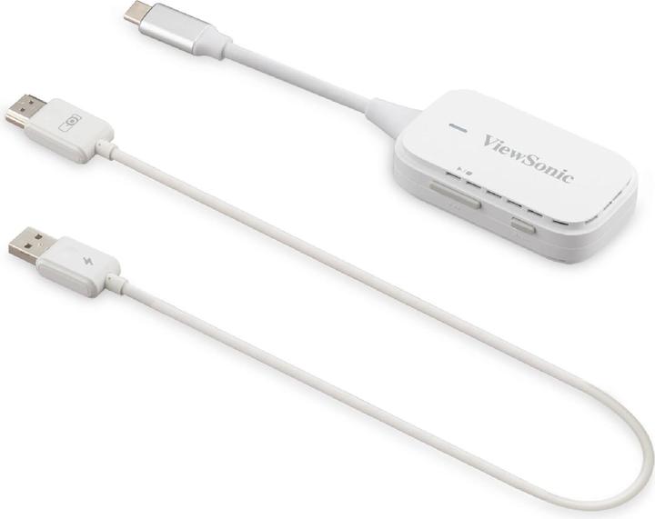 Image du produit Viewsonic Dongle sans fil Tx + Rx pour USB type-C Tx et HDMI+USB type A charge Rx (Câble)