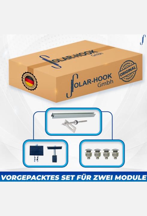 Produktbild Solar Hook Montagepaket Stockschrauben für 2 Module