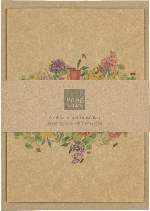 Produktbild Home Fashion Grusskarte 10.5x14.8 cm, "Bee Happy"