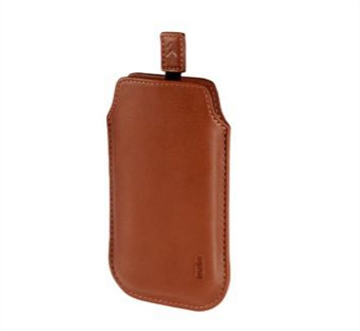 Actual product image Artwizz Leather Pouch for iPhone 4/4S Dark Brown (Apple iPhone 4s, Apple iPhone 4)