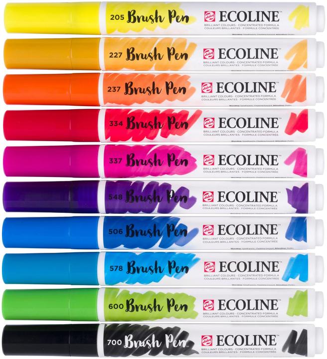 Image du produit Talens ECOLINE Brush Pen (Multicolore, 10 x)