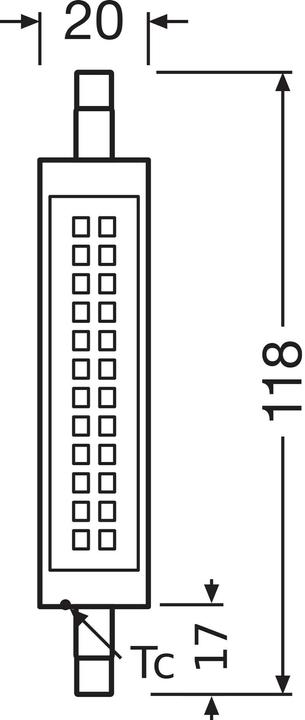Produktbild Osram Led Slim Line R7S (R7s, 12 W, 1521 lm, 1 x, E)