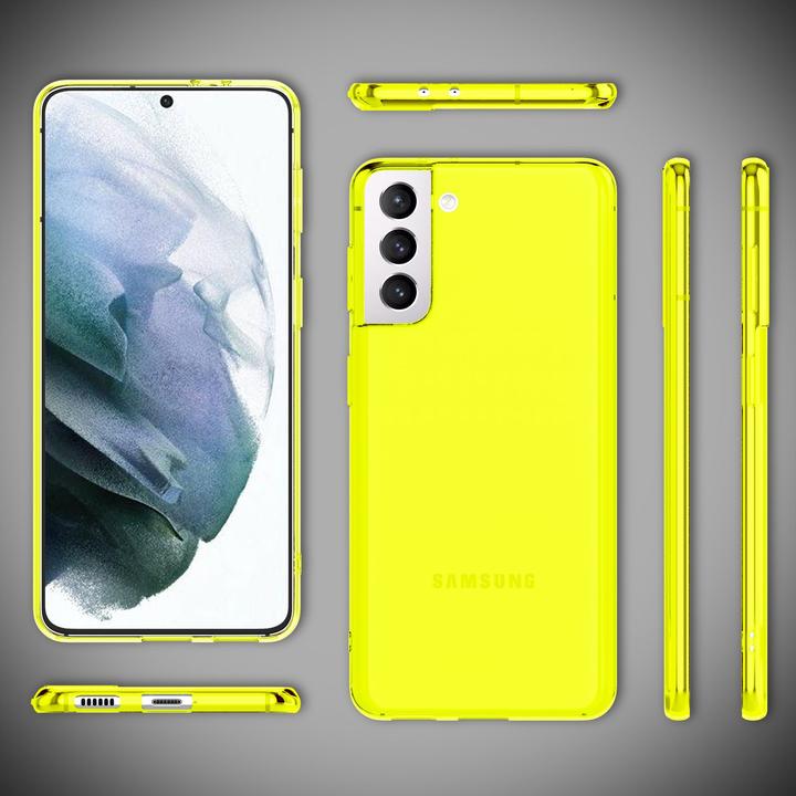Actual product image Nalia Clear Neon Cell Phone Case (Samsung Galaxy S21)