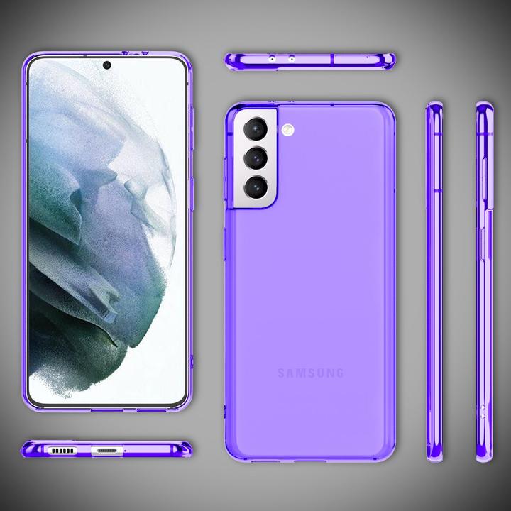 Actual product image Nalia Clear Neon Cell Phone Case (Samsung Galaxy S21)