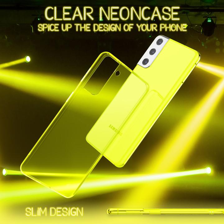Actual product image Nalia Clear Neon Cell Phone Case (Samsung Galaxy S21)