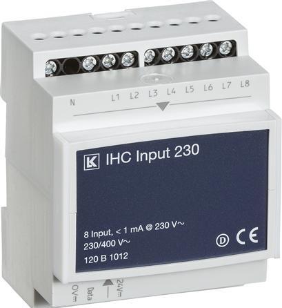 Produktbild LK Indgangsmodul 8-kanal IHC Control®230VACDIN 2M36