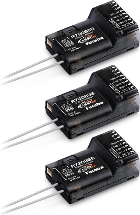 Actual product image Futaba T16iZ Super Mode 2 mit 3x R7208SB FASSTest, T-FHSS, S-FHSS