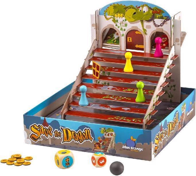 Image du produit Blue Orange BLOD0098 - Save The Dragon - Jeu de société, pour 2-4 joueurs, dès 5 ans (Italien)