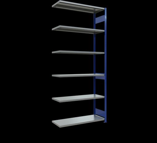 Stecksystem Anbauregal MULTIplus250 mit Längenriegel