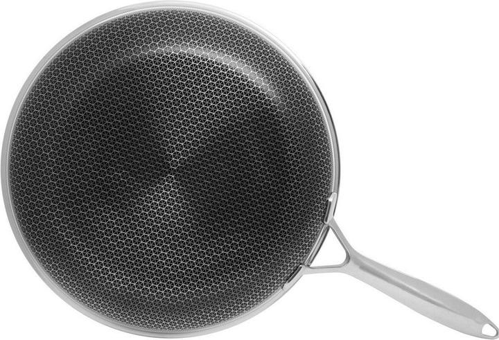 Actual product image Kohersen Patelnia z pokrywką Black Cube 28cm (28 cm, Frying pan, Aluminium, Stainless steel)