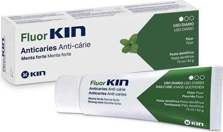 KIN Fluoridzahnpasta zur Kariesvorbeugung 75ml Minze (75 ml)