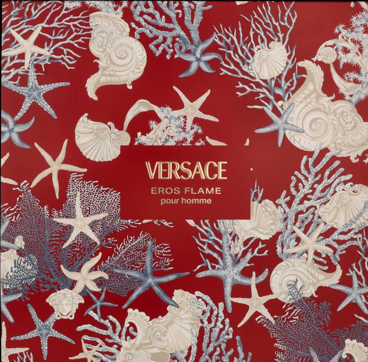 Actual product image Versace Geschenkset Eros Flame pour Homme Set /100ml /5ml (Facial care set)