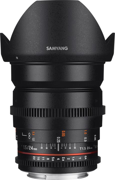 Image du produit Samyang 24mm T1.5 VDSLR II Sony E-Mount (Sony E, Plein format)