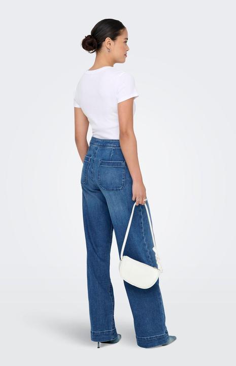 Actual product image Only ONLMADISON Hohe Taille Weiter Beinschnitt Jeans Jeans mit weitem Bein (W32/L30)