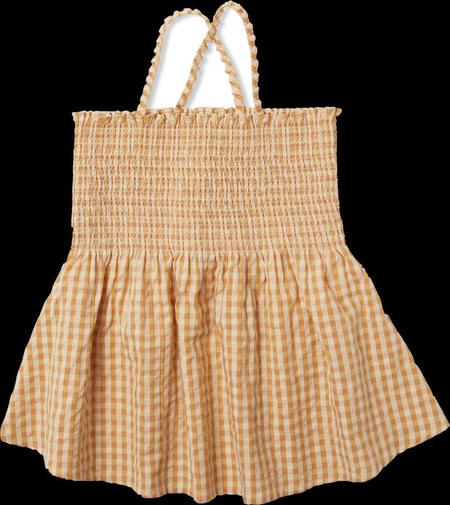 Konges Slojd Robe de blouse Birch Toffee Check (80)