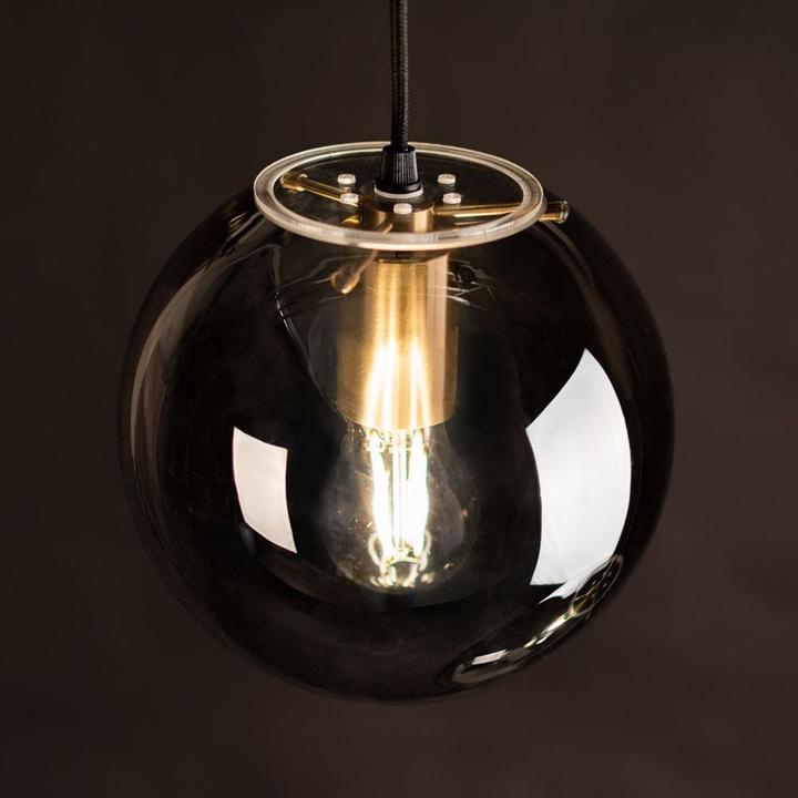 Produktbild s.luce Orb Glas-Hängeleuchte 2 bis 5-flammig inkl. 1-Phasen-Schienensystem (E27)