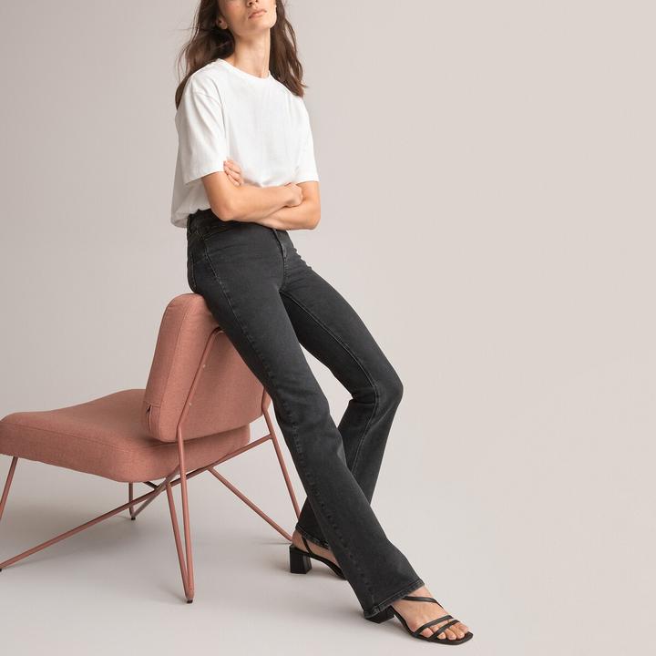 Produktbild La Redoute Collections Bootcut-Jeans mit Push-up-Effekt (34)