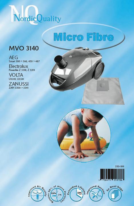 Produktbild Deltaco MWO 3140 Vacuum cleaner bags, 5 pcs. (5 x)