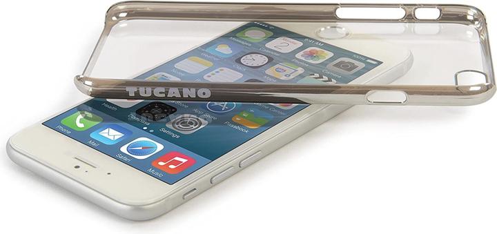 Actual product image Tucano Snap Case Electro for iPhone 6 Plus (5.5) Silver metallic (Apple iPhone 6 Plus)