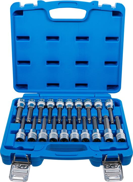 Produktbild BGS Bit-Einsatz-Satz Innensechskant, T-Profil, Innenvielzahn mit Kugelkopf 20-tlg. (100 mm.)