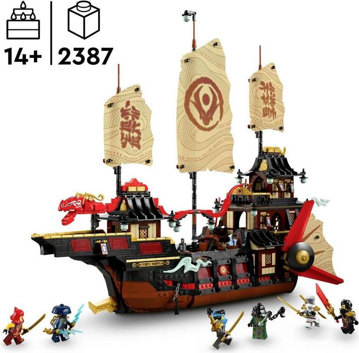 Actual product image LEGO 71848 ® NINJAGO Der Tempel-Flugsegler (71848, LEGO Ninjago)