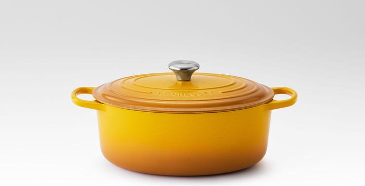 Actual product image Le Creuset Roaster Signature oval 31 cm Nectar (31 cm, Casserole + Stewpot, Cast iron)