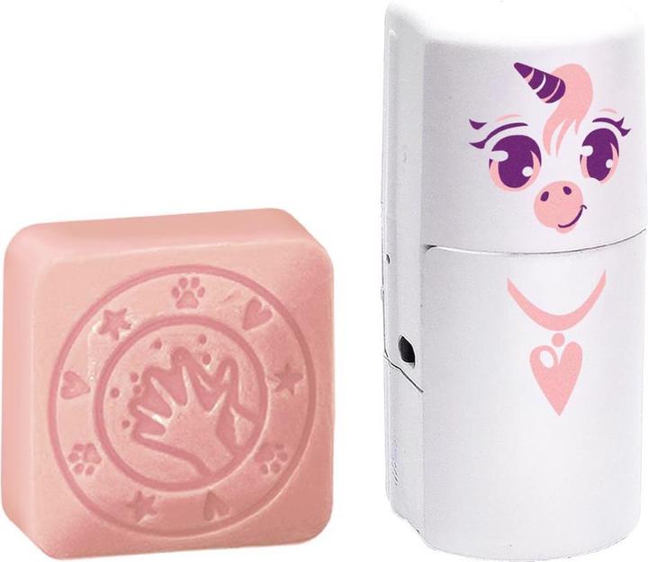 Produktbild Colop Motivstempel + Handseife Cleany UNICO Löwe, Weiss