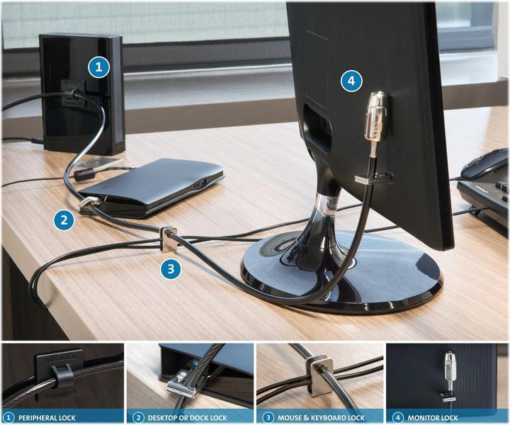 Actual product image Kensington Desktop & Peripherals Locking Kit 2.0
