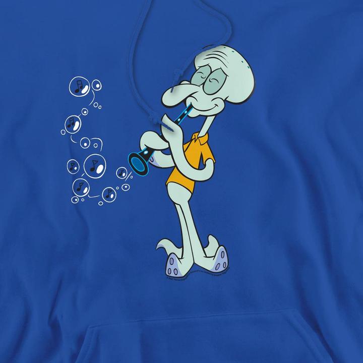 Immagine prodotto Spongebob Squarepants Squidward's Clarinet Felpa con Cappuccio Uomo (XL)