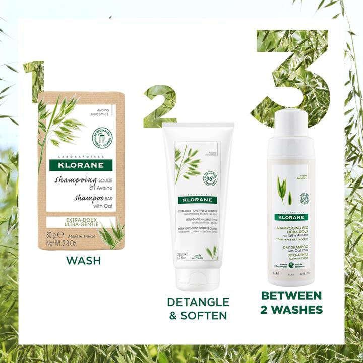 Image du produit Klorane Shampooing sec extra-doux au lait d'avoine Sans aérosol (Shampoing sec)