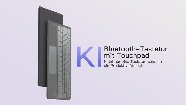 Actual product image Inateck Keyboard 01104 gray (KB01104 gray) (DE, IPad Pro 11)