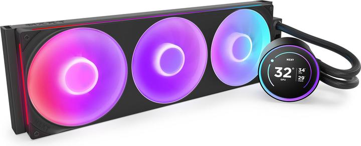 Image du produit NZXT Kraken Elite 420 RGB 420 mm (schwarz)