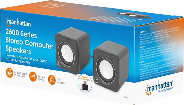 Immagine prodotto Manhattan Altoparlanti per PC e laptop - Serie 2600