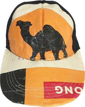 Image du produit Bekos Upcycling - casquette de baseball fabriquée à partir de sacs de ciment recyclés Camel (Taille unique)